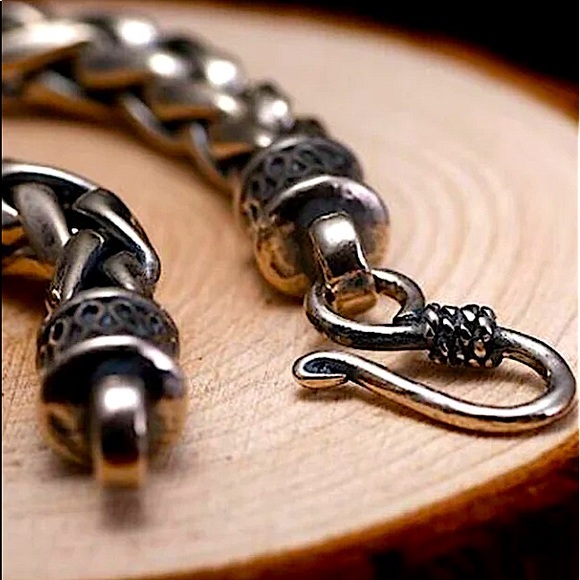 STAINLESS STEEL BRAIDED BRACELET - Picture 9 of 14